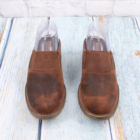 TIMBERLAND Leather Mule Clog Comfort Slip On 8 M - Picture 5 of 9